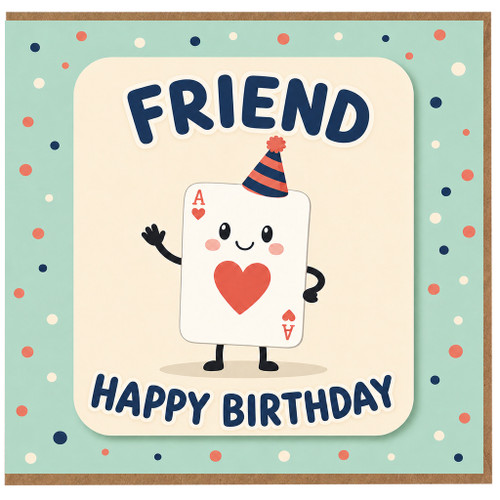 Friend Happy Birthday Card