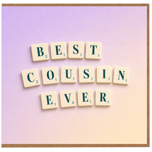 Best Cousin Ever Card, Cousin Greeting Card