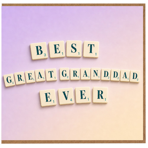 Great Granddad Birthday Card, Best Great Great Granddad Ever Greeting Card
