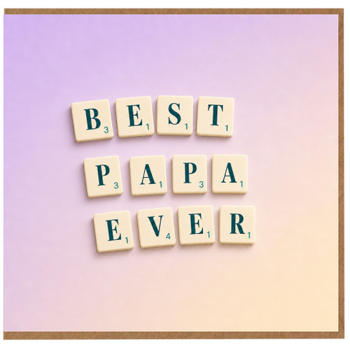 Papa Birthday Card, Best Papa Ever Greeting Card