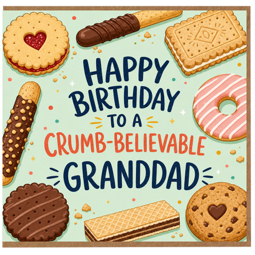 Granddad Birthday Card, Crumb - Believable Birthday Card
