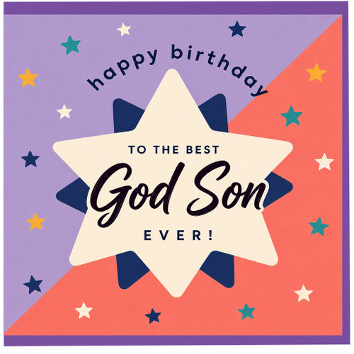 God Son Birthday Card, To The Best Godson Ever Birthday Card