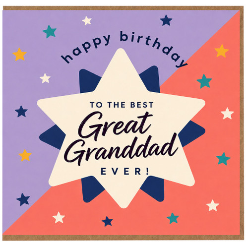 Great Granddad Birthday Card, To The Best Great Great Granddad Ever