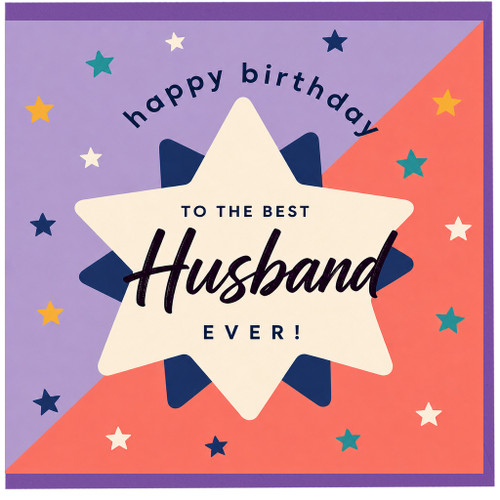 Husband Birthday Card, To The Best Husband Ever Birthday Card