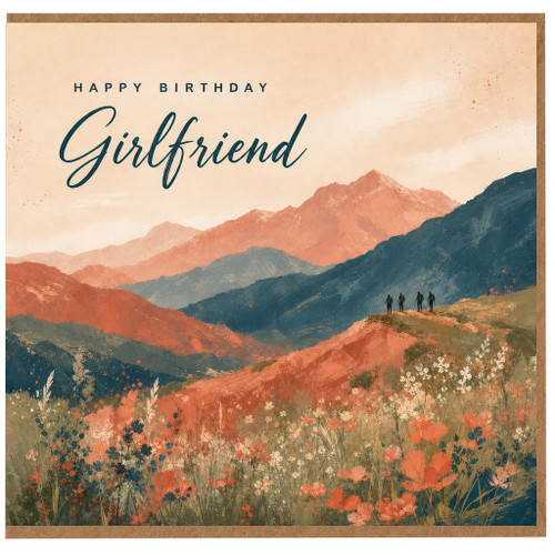 Birthday Card for Girlfriend, Happy Birthday Girlfriend Card