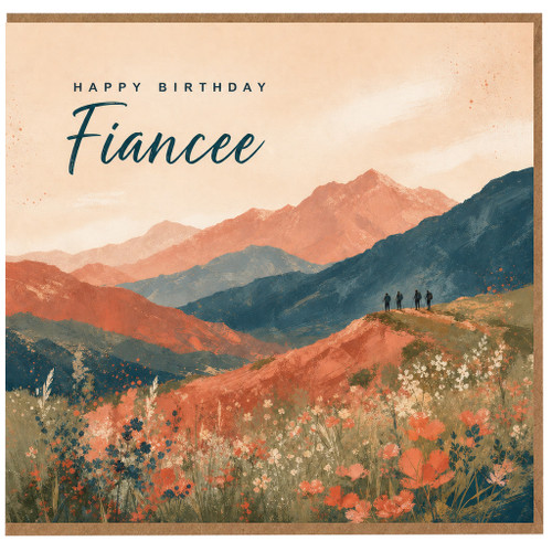 Fiancee Birthday Card, Happy Birthday Fiancee Card