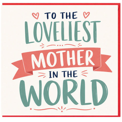 Mother Card, To the Loveliest Mother in the World Card