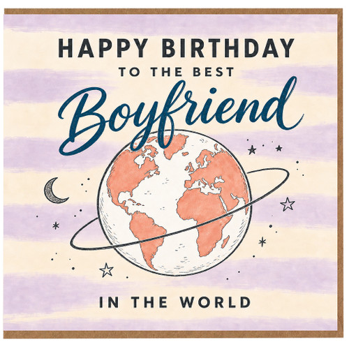 Boyfriend Birthday Card, Happy Birthday to the Best Boyfriend in the World