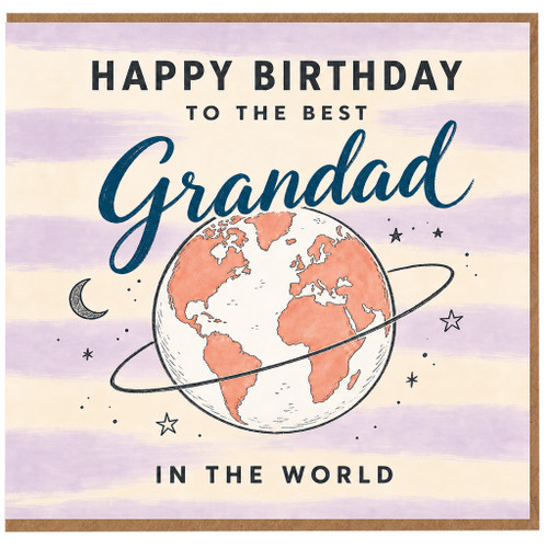 Happy Birthday Grandad Card, To The Best Grandad In The World