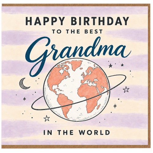 Grandma Birthday Card, Happy Birthday to the Best Grandma in the World