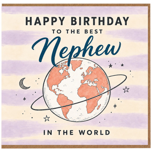 Nephew Birthday Card, Happy Birthday to the Best Nephew in the World