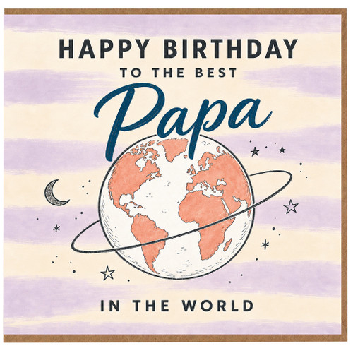 Papa Birthday Card, Happy Birthday Papa Card