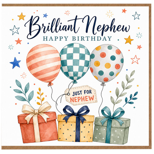 Nephew Birthday Card, Brilliant Nephew Happy Birthday Card