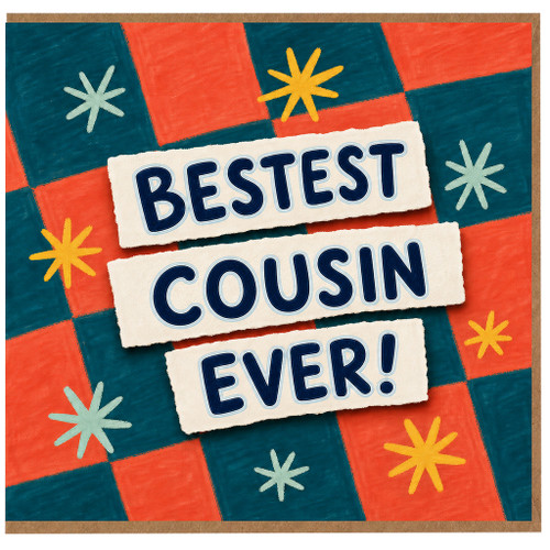 Cousin Card, Bestest Cousin Ever Greeting Card