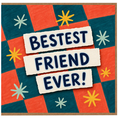 Best Friend Card, Best Friend Ever Greeting Card
