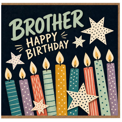 Brother Happy Birthday Card