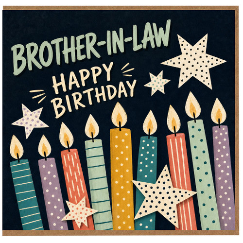 Brother - in - Law Happy Birthday Card