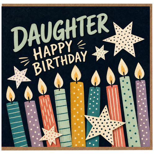 Daughter Happy Birthday Card