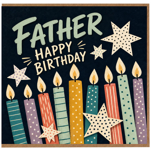 Father Birthday Card, Happy Birthday Dad Card