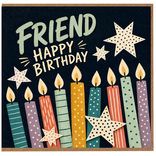 Friend Happy Birthday Card