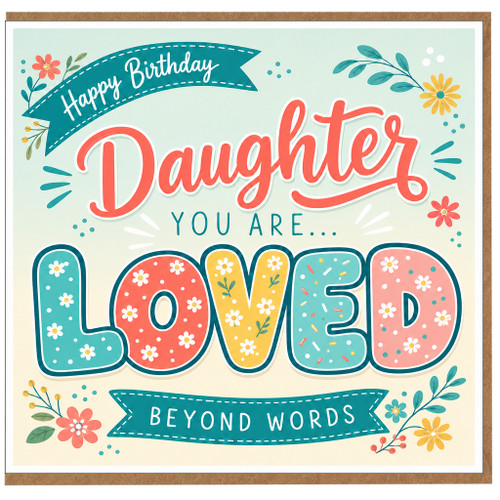 Daughter Happy Birthday Card