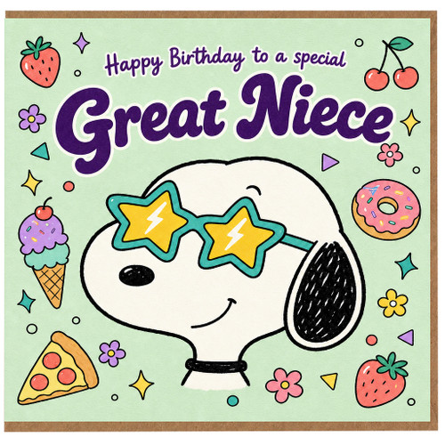 Great Niece Birthday Card, Happy Birthday to a Special Great Niece Card