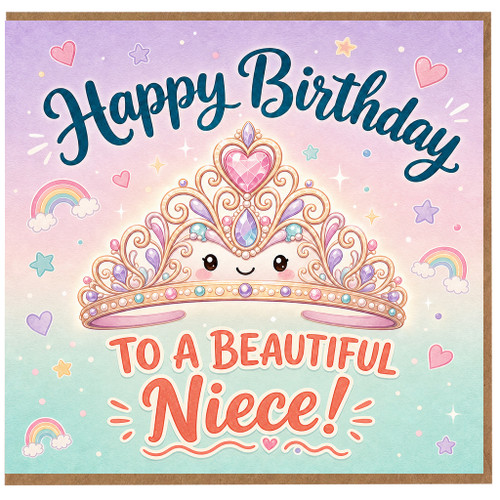 Niece Birthday Card, Happy Birthday To A Beautiful Niece Card