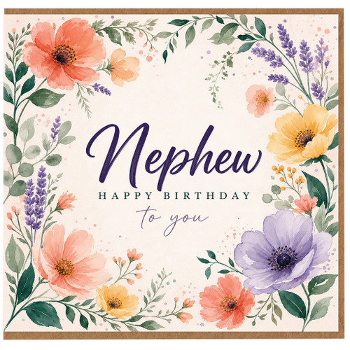 Nephew Happy Birthday Card