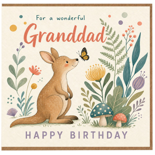 Granddad Birthday Card, For a Wonderful Grandad Happy Birthday Card