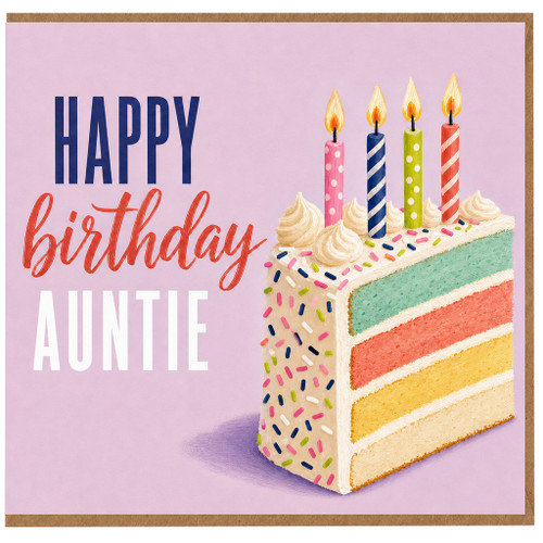 Auntie Birthday Card, Happy Birthday Auntie Card