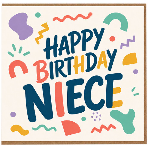 Niece Happy Birthday Card