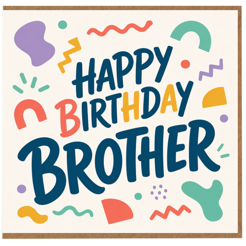 Brother Happy Birthday Card
