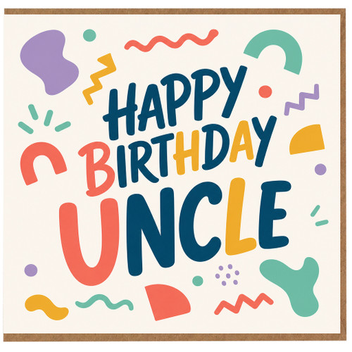 Uncle Birthday Card, Happy Birthday Uncle Card