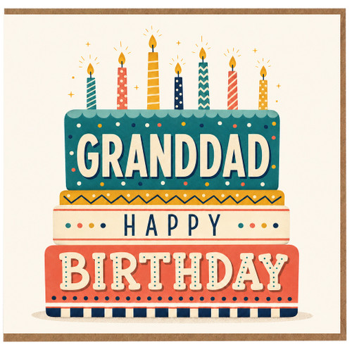 Granddad Birthday Card, Birthday Card for Grandad