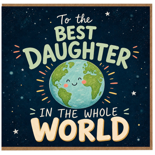 Daughter Card, To the Best Daughter in the Whole World
