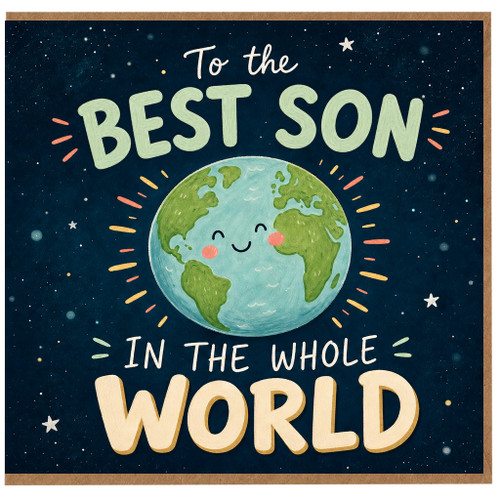 Son Card, To the Best Son in the Whole World