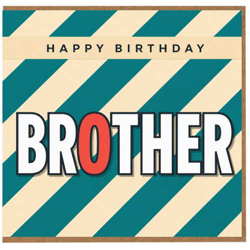 Brother Happy Birthday Card