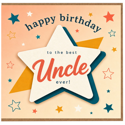 Uncle Birthday Card, Happy Birthday to the Best Uncle Ever Card