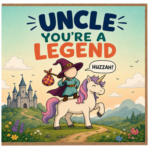 Uncle You're a Legend Card