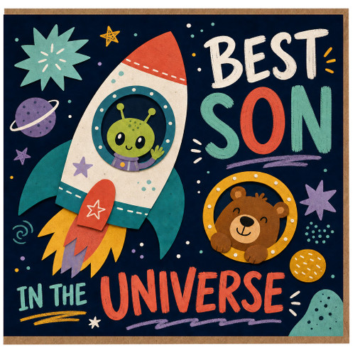 Son Best in the Universe Card