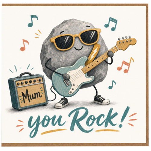 Mum You Rock Card