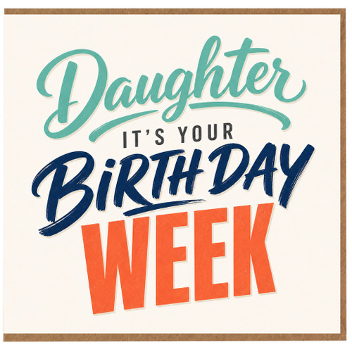 Niece Birthday Card, It's Your Birthday Week Niece Card