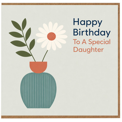 Daughter Birthday Card, Happy Birthday To A Special Daughter Floral Card