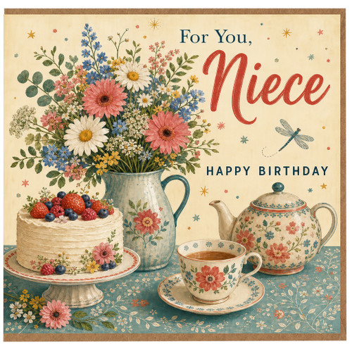 Niece Birthday Card, for a Nice Niece