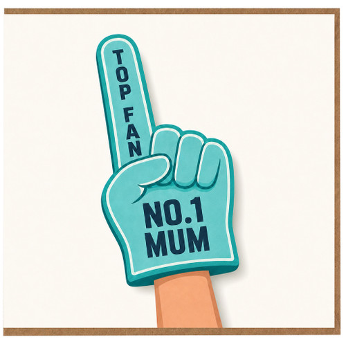 Mum Card, No.1 Mum Greeting Card
