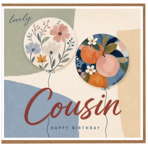 Cousin Birthday Card, Lovely Happy Birthday Card