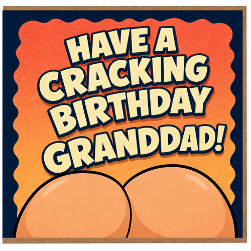 Granddad Birthday Card, Funny Have a Cracking Birthday Granddad Card