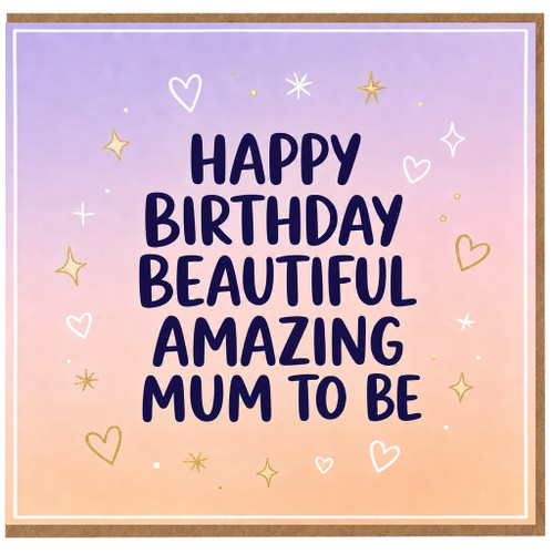 Mum Birthday Card, Happy Birthday Beautiful Amazing Card for Mum