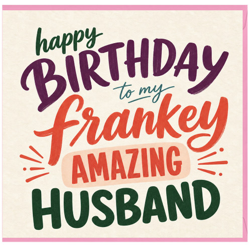 Husband Birthday Card, Happy Birthday to My Amazing Husband Card