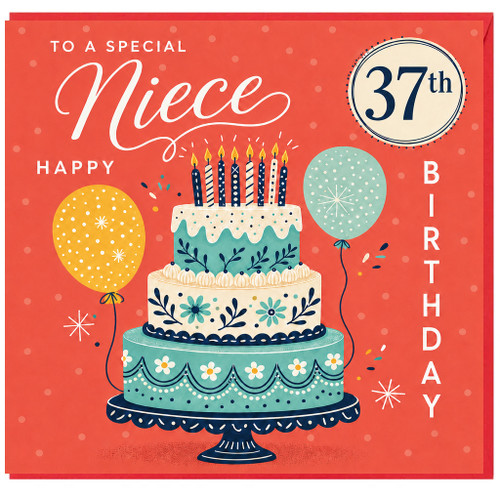 Niece 37th Birthday Card